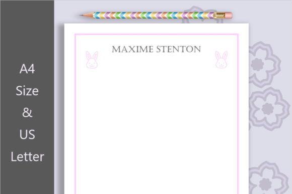 Download Letterhead Template, Easter Stationary - Stationary Collection